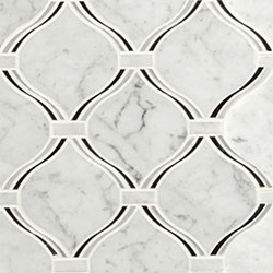 MSI Danza Arabesque Polished Marble Mosaic SMOT-DANARA-POL8MM